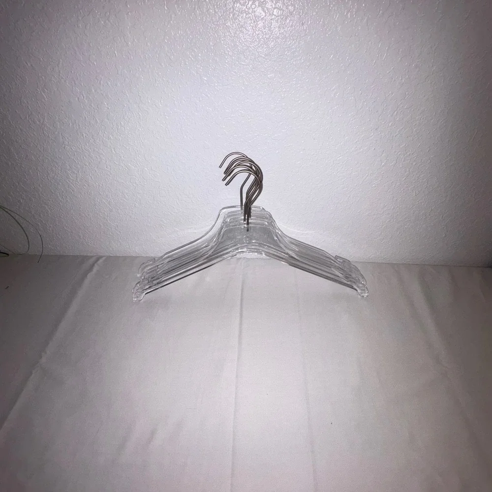KENZO x H&M Clear Plastic Hangers Set of 6 Designer Collaboration